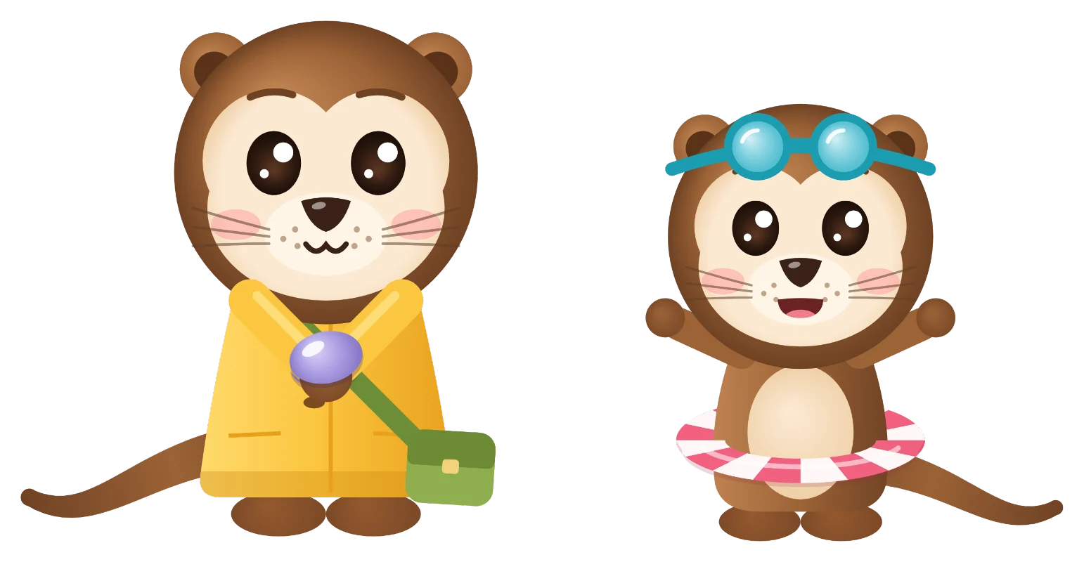 Pebble and Splosh from Pebble & Splosh