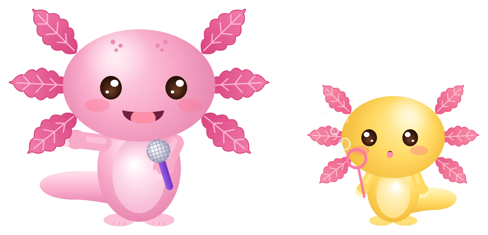 Zuzu and Bloop from Zuzu & Bloop